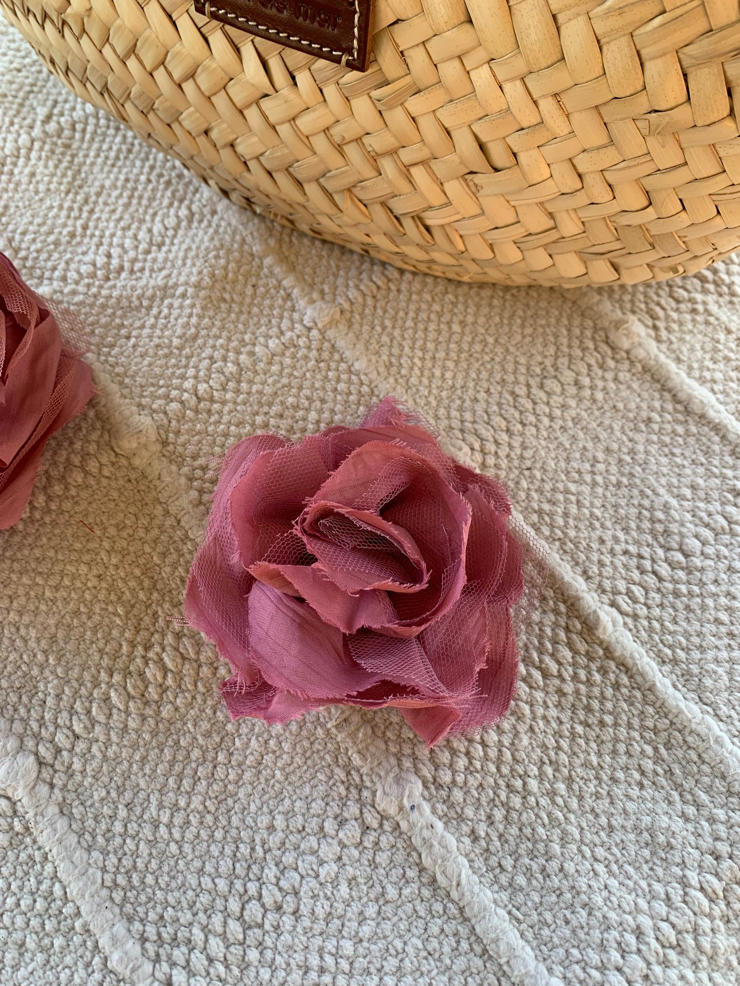 Flor Rosa Tul