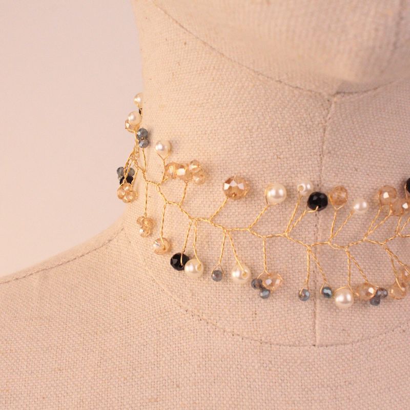 Choker Mini Elegance Tricolor