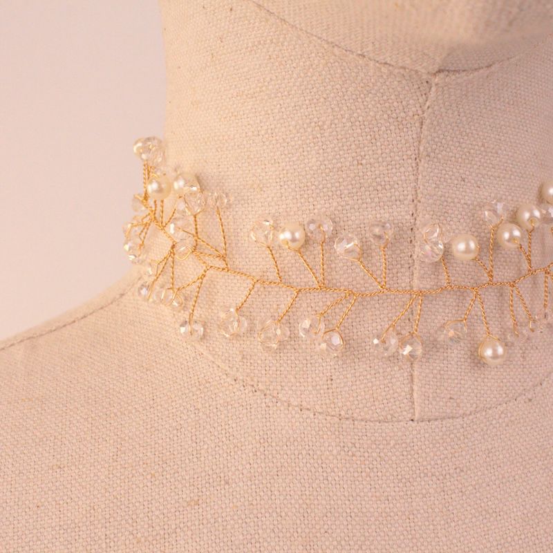 Choker Mini Elegance Blanco