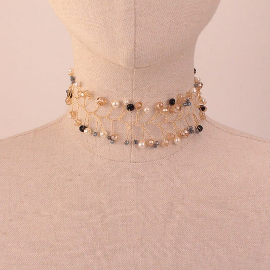 Choker Mini Elegance Tricolor