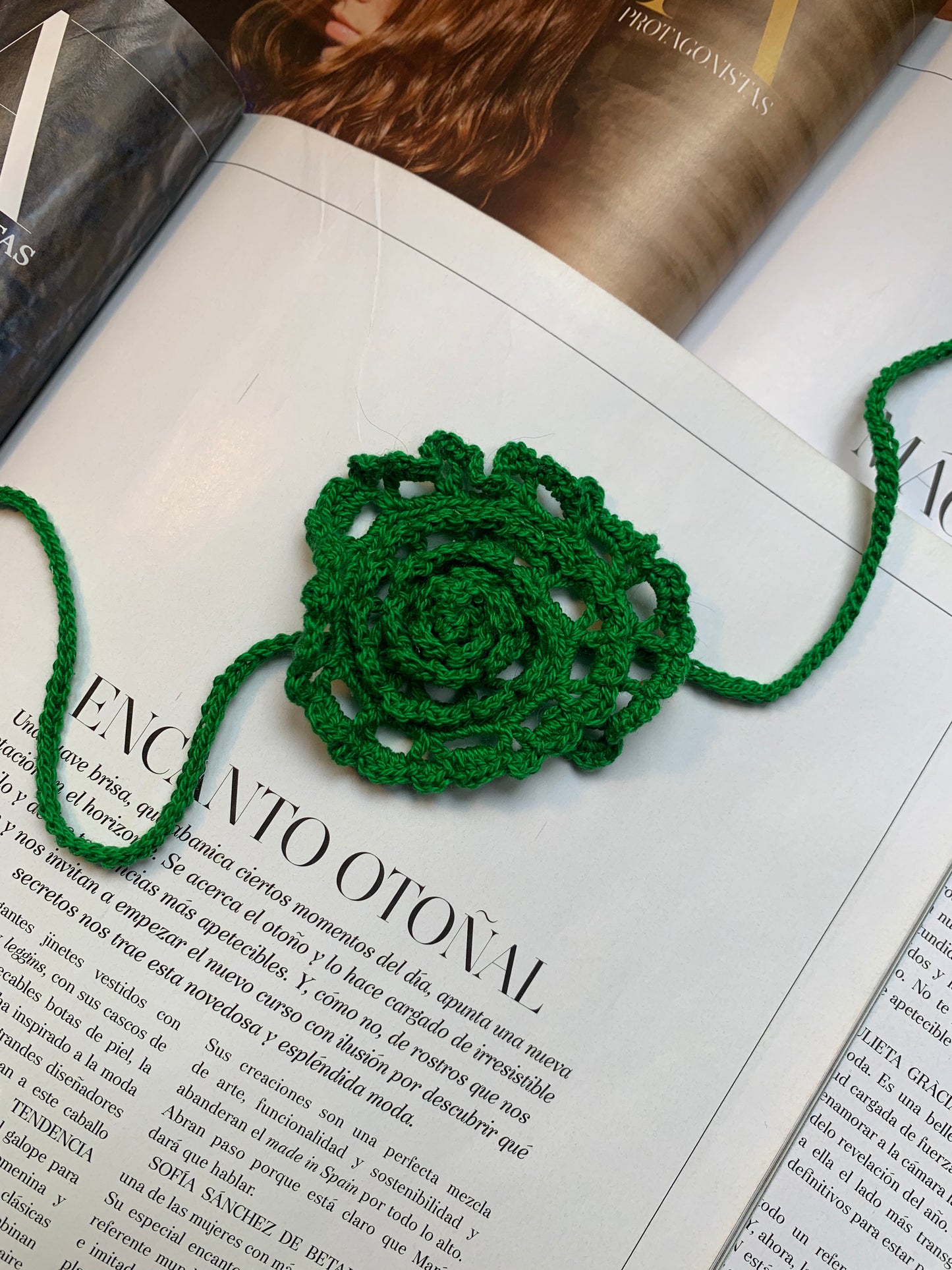 Choker Flor Verde